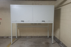 2 Door Over Bonnet Storage Cabinet - Closed