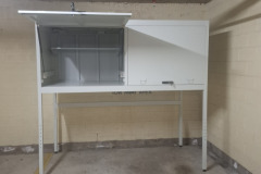 2 Door Over Bonnet Storage Cabinet - Left Open