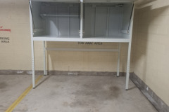 2 Door Over Bonnet Storage Cabinet - Open